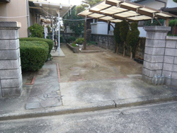 松山市（Ｍ様邸）駐車場改修工事